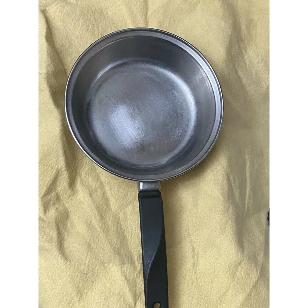 VINTAGE USA EKCO FLINT STAINLESS STEEL THICK COPPER BOTTOM CORE 7